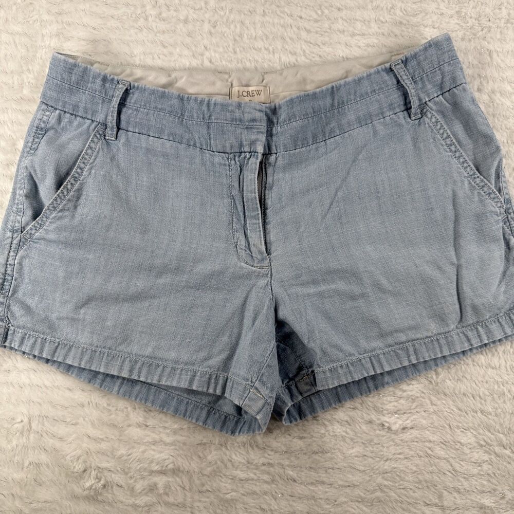J.CREW Women's Blue Chino Shorts Size 4 Short